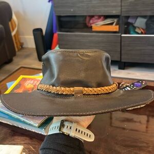 Genuine Argentinian leather hat